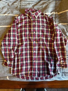 Vineyard Vines Red Plaid Button-Down Shirt
